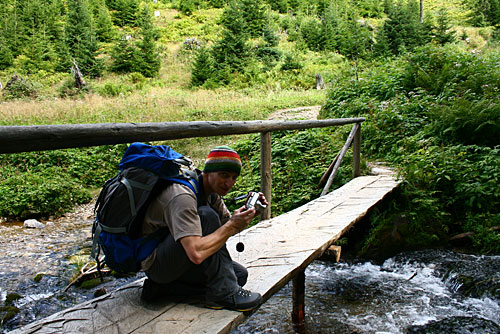 Zapamiętując przepływające chwile.