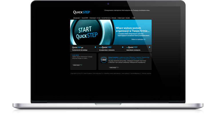 Strona produktowa QuickSTEP